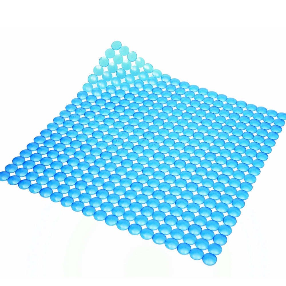 Tappeto antiscivolo per doccia in PVC Blu cm 52x52 by CeramicStore | Lo specialista del tuo bagno