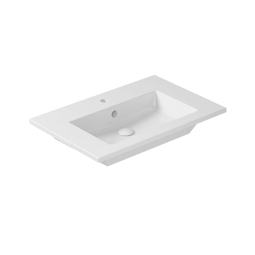 Lavabo ad incasso/sospeso serie Eden di Ceramica Galassia - Bianco lucido 71x46cm by CeramicStore | Lo specialista del tuo bagno
