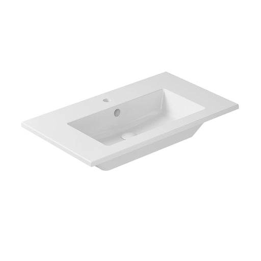 Lavabo ad incasso/sospeso serie Eden di Ceramica Galassia - Bianco lucido 81x46cm by CeramicStore | Lo specialista del tuo bagno