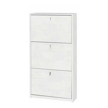 Elegante scarpiera a 3 ante con maniglia satinata finitura Ossido Bianco by Sarmog by CeramicStore | Lo specialista del tuo bagno