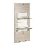 Elegante scarpiera a 4 ante con maniglia satinata finitura Olmo Chiaro by Sarmog by CeramicStore | Lo specialista del tuo bagno