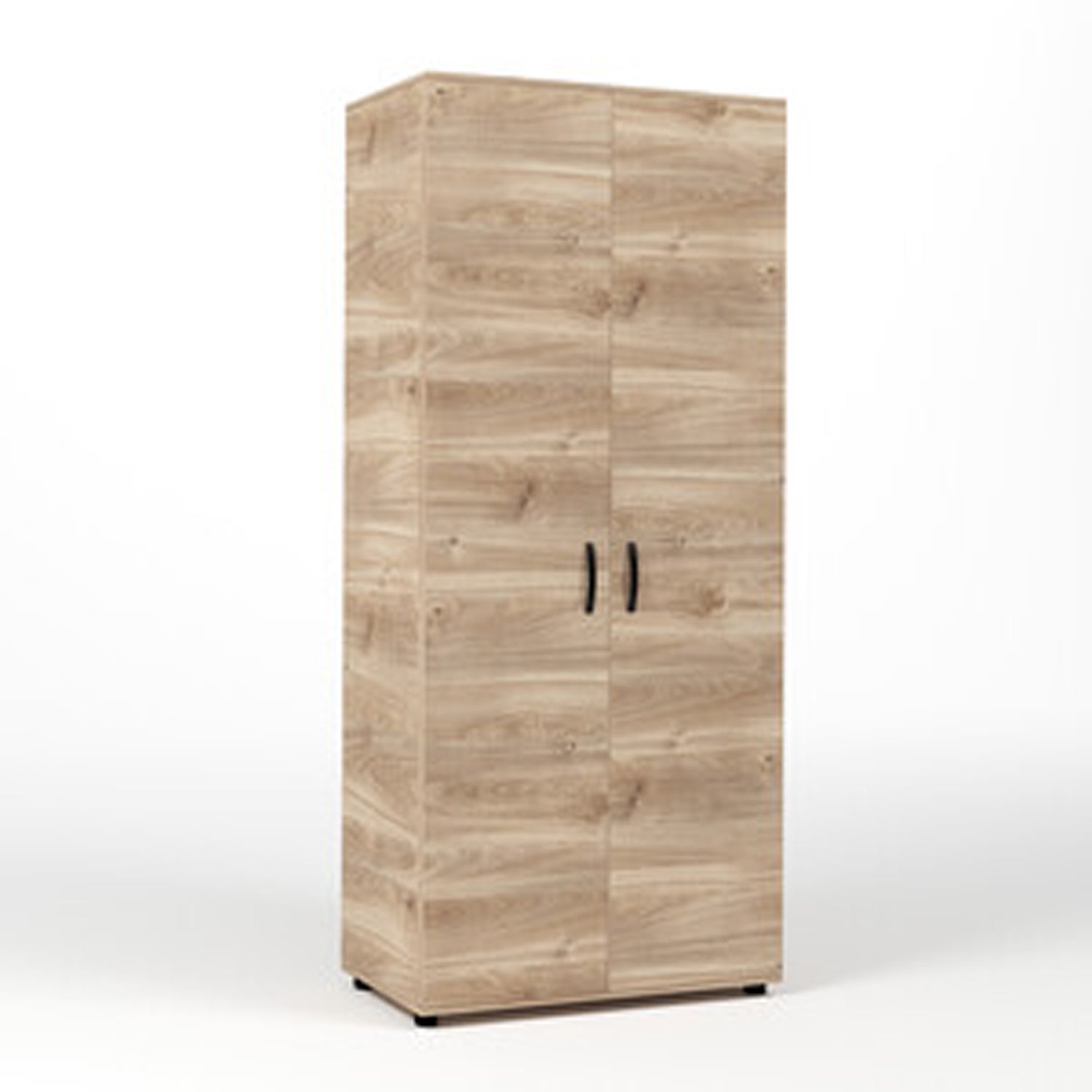 Armadio a due ante con asta appendiabiti e ripiano fisso - Rovere Miele by CeramicStore | Lo specialista del tuo bagno
