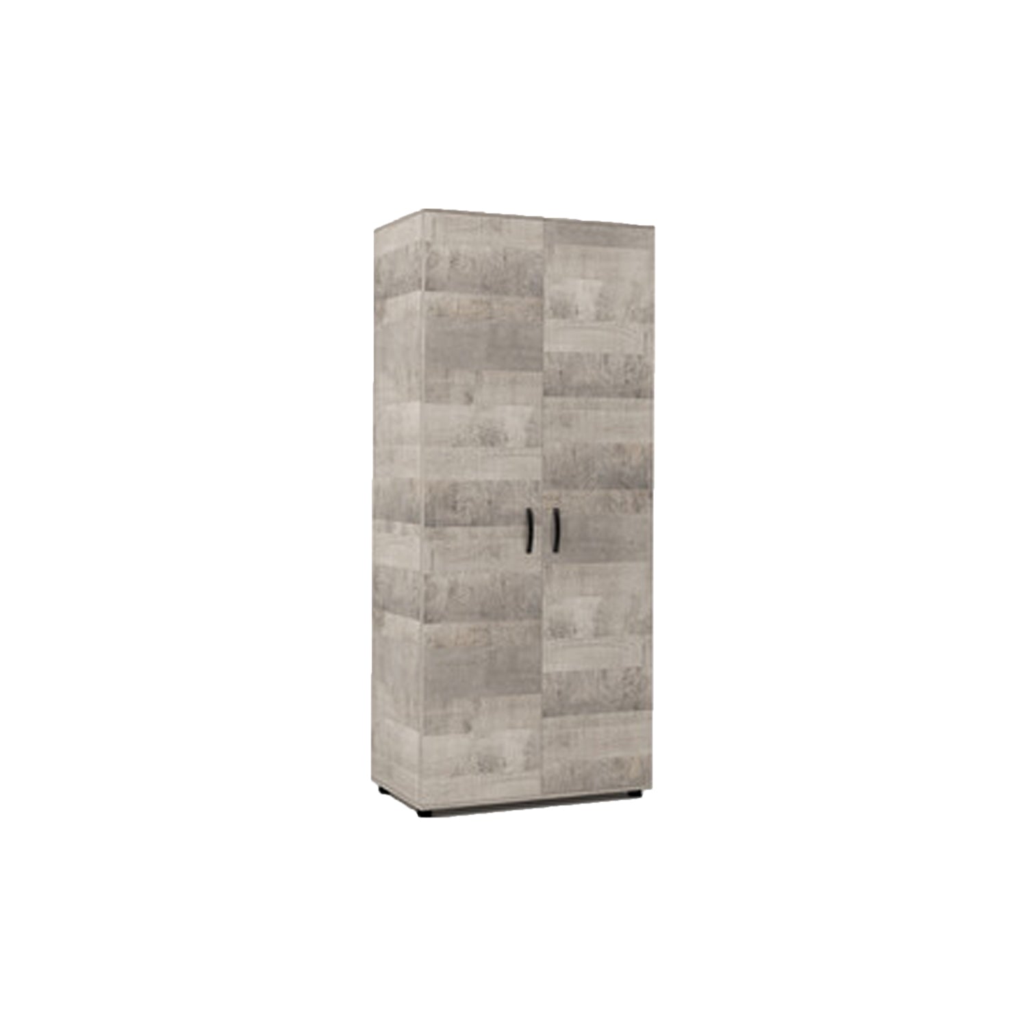 Armadio a due ante con asta appendiabiti e ripiano fisso - Rovere Platino by CeramicStore | Lo specialista del tuo bagno