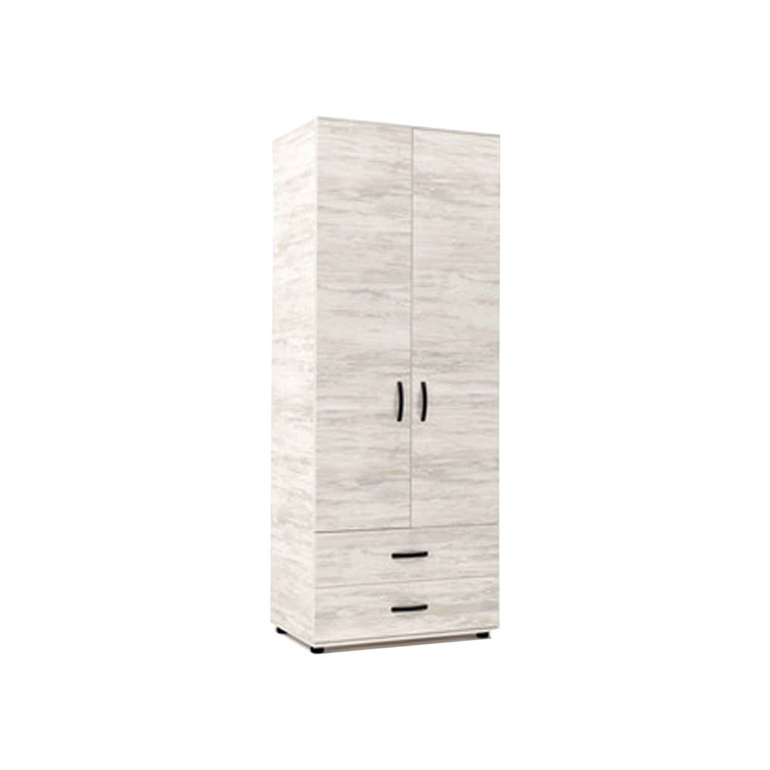 Armadio a due ante e due cassetti - Bianco Venato by CeramicStore | Lo specialista del tuo bagno