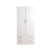 Armadio a due ante e due cassetti modello Facile - Bianco by CeramicStore | Lo specialista del tuo bagno