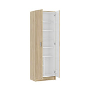 Armadio a 2 ante e 5 cassetti modello Multiuso - Rovere canadian by CeramicStore | Lo specialista del tuo bagno