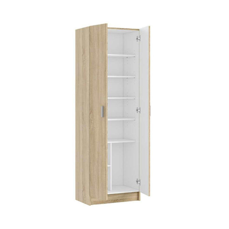 Armadio a 2 ante e 5 cassetti modello Multiuso - Rovere canadian by CeramicStore | Lo specialista del tuo bagno