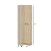 Armadio a 2 ante e 5 cassetti modello Multiuso - Rovere canadian by CeramicStore | Lo specialista del tuo bagno