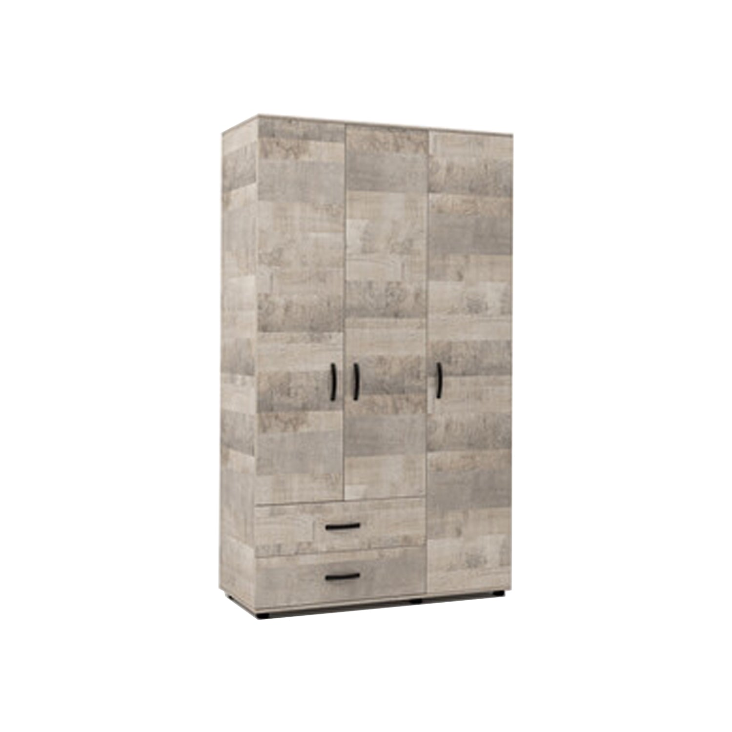 Armadio a 3 ante e 2 cassetti - Rovere Platino by CeramicStore | Lo specialista del tuo bagno