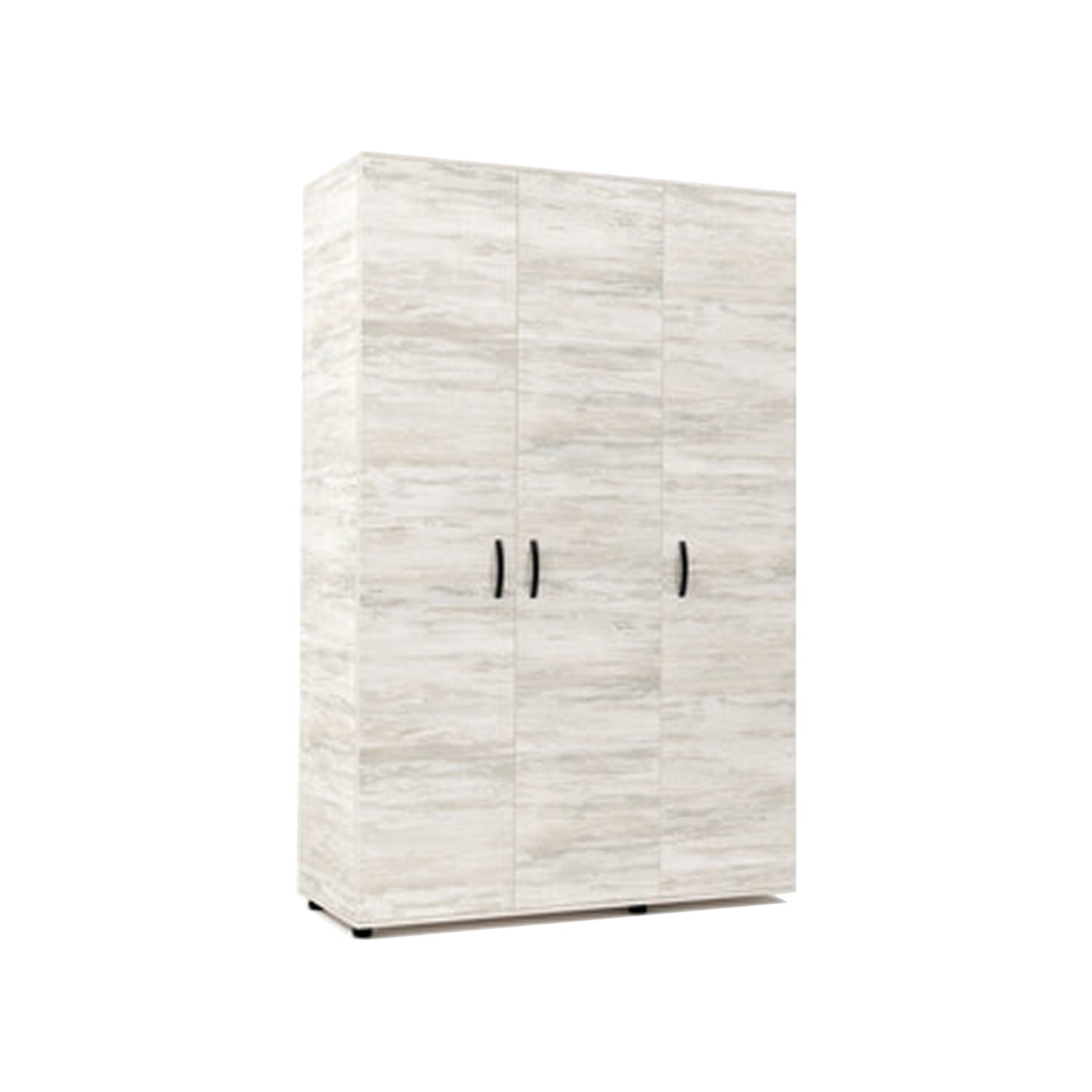 Armadio a 3 ante con 4 ripiani interni - Bianco venato by CeramicStore | Lo specialista del tuo bagno
