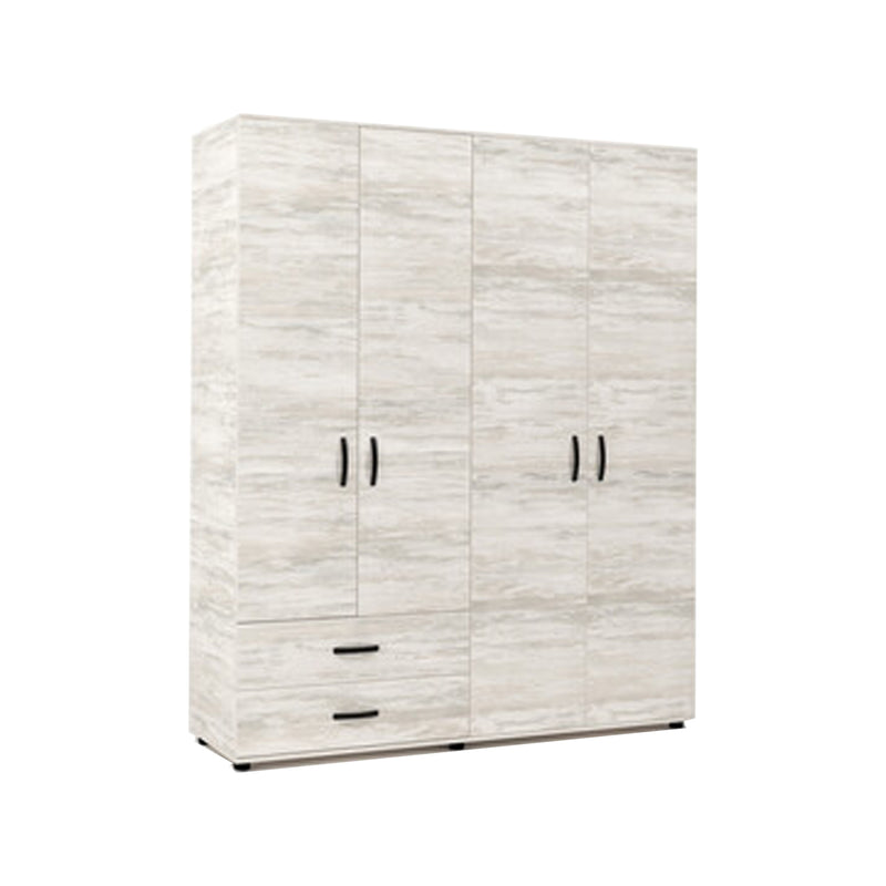 Armadio a 4 ante e 2 cassetti - Bianco Venato by CeramicStore | Lo specialista del tuo bagno