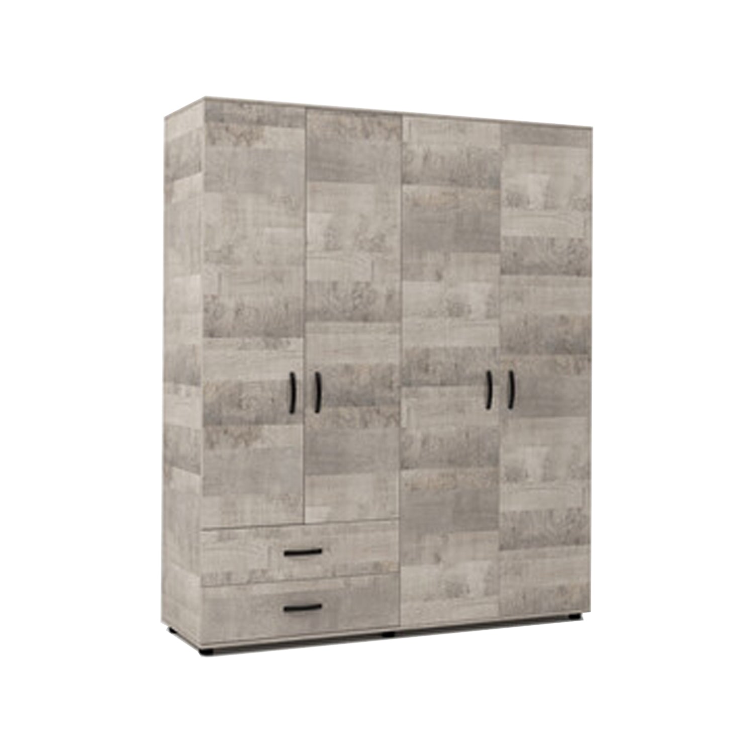 Armadio a 4 ante e 2 cassetti - Rovere Platino by CeramicStore | Lo specialista del tuo bagno