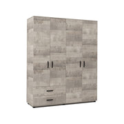 Armadio a 4 ante e 2 cassetti - Rovere Platino by CeramicStore | Lo specialista del tuo bagno