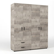 Armadio a 4 ante e 2 cassetti - Rovere Platino by CeramicStore | Lo specialista del tuo bagno