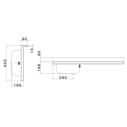 Lavello da cucina in acciaio inox con 1 vasca e sgocciolatoio a destra 100x50 cm by CeramicStore | Lo specialista del tuo bagno