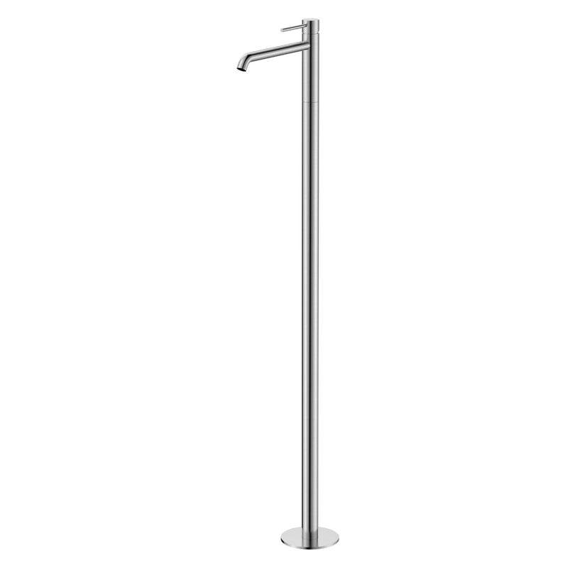 Miscelatore lavabo freestanding serie TriaSix in acciaio 316 spazzolato by CeramicStore | Lo specialista del tuo bagno