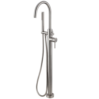 Piantana vasca a pavimento TriaSix in acciaio 316 spazzolato by CeramicStore | Lo specialista del tuo bagno