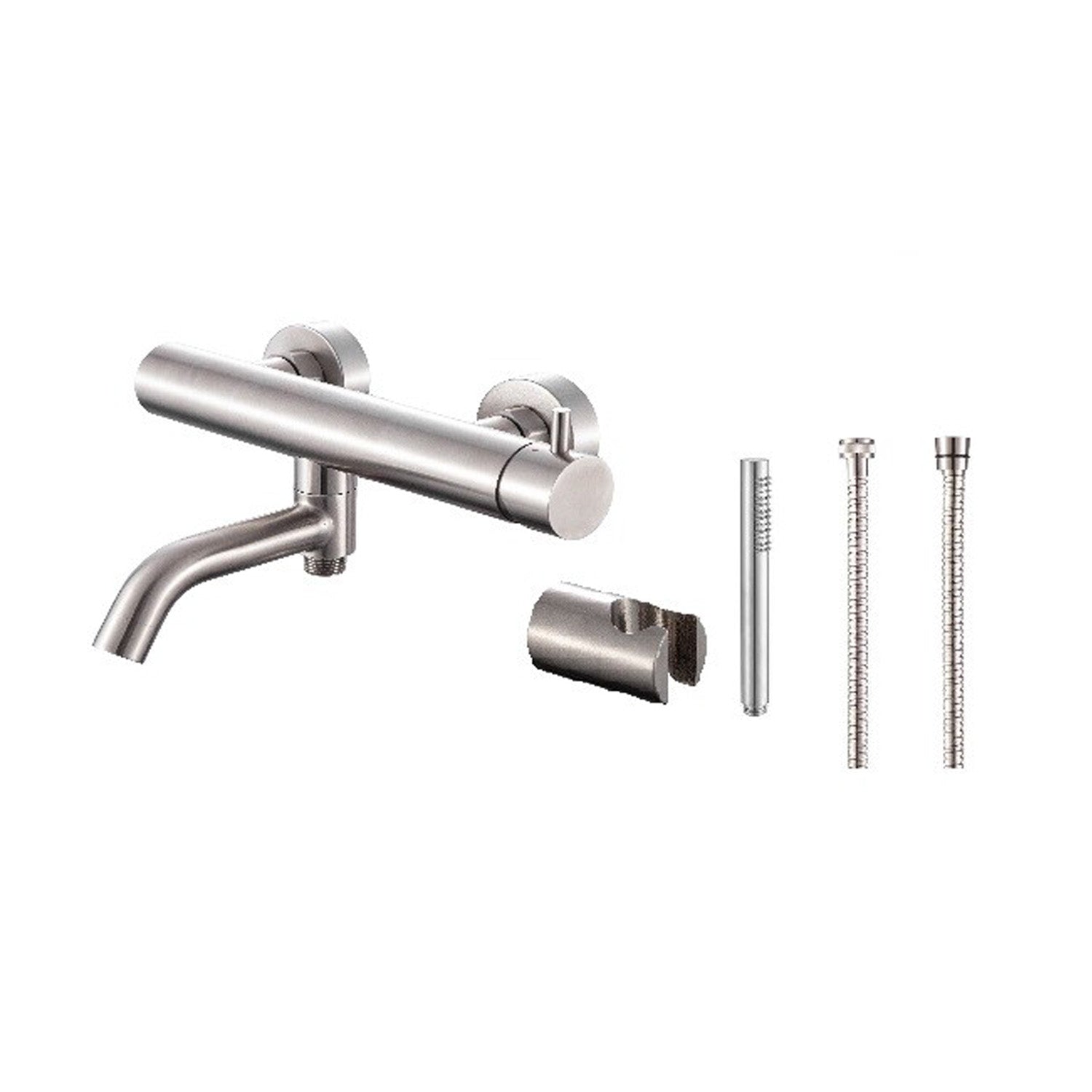 Miscelatore vasca TriaSix in acciaio 316 spazzolato by CeramicStore | Lo specialista del tuo bagno