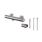 Miscelatore esterno doccia TriaSix in acciaio 316 spazzolato by CeramicStore | Lo specialista del tuo bagno