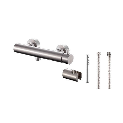 Miscelatore esterno doccia TriaSix in acciaio 316 spazzolato by CeramicStore | Lo specialista del tuo bagno