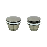 Coppia di miscelatori per lavabo ad incasso e bidet serie TriaSix in acciaio 316 spazzolato by CeramicStore | Lo specialista del tuo bagno