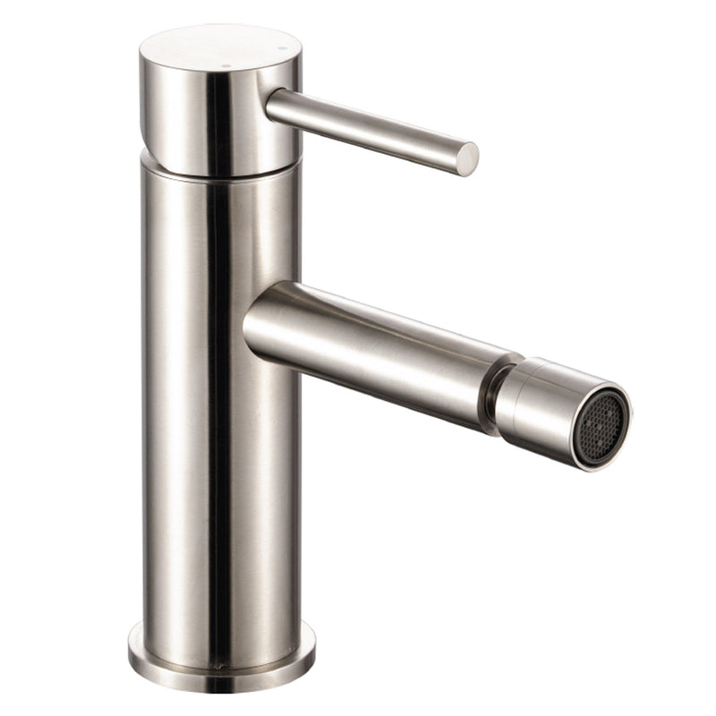 Coppia di miscelatori per lavabo ad incasso e bidet serie TriaSix in acciaio 316 spazzolato by CeramicStore | Lo specialista del tuo bagno