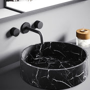 Miscelatore lavabo a muro con bocca cm 24,5 Paffoni Jo Nero Opaco by CeramicStore | Lo specialista del tuo bagno