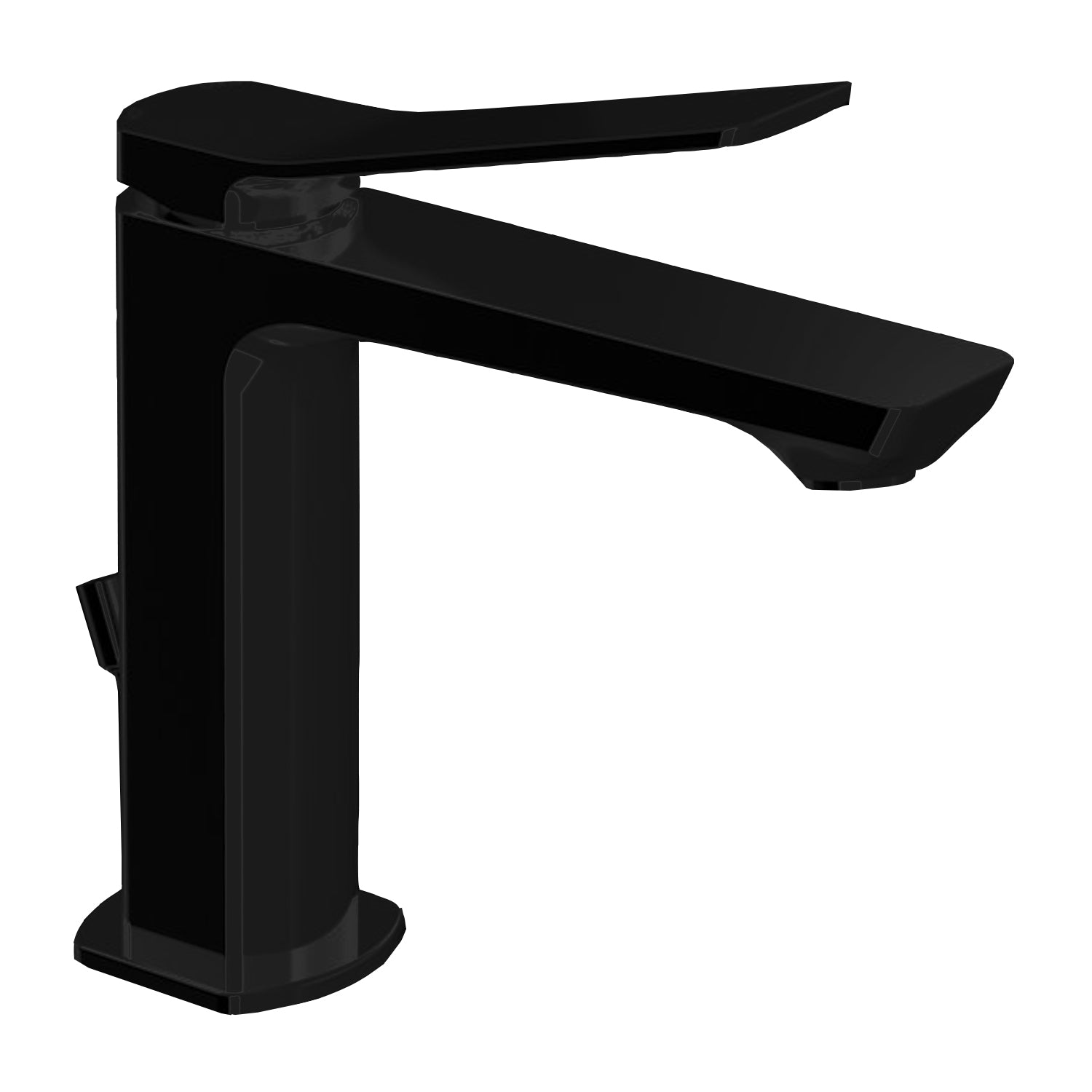 Miscelatore lavabo con scarico automatico Paffoni Tilt Nero Opaco by CeramicStore | Lo specialista del tuo bagno