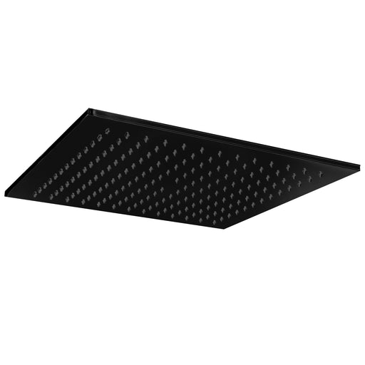 Soffione doccia quadro anticalcare Paffoni King 30x30 cm in metallo Nero Opaco by CeramicStore | Lo specialista del tuo bagno