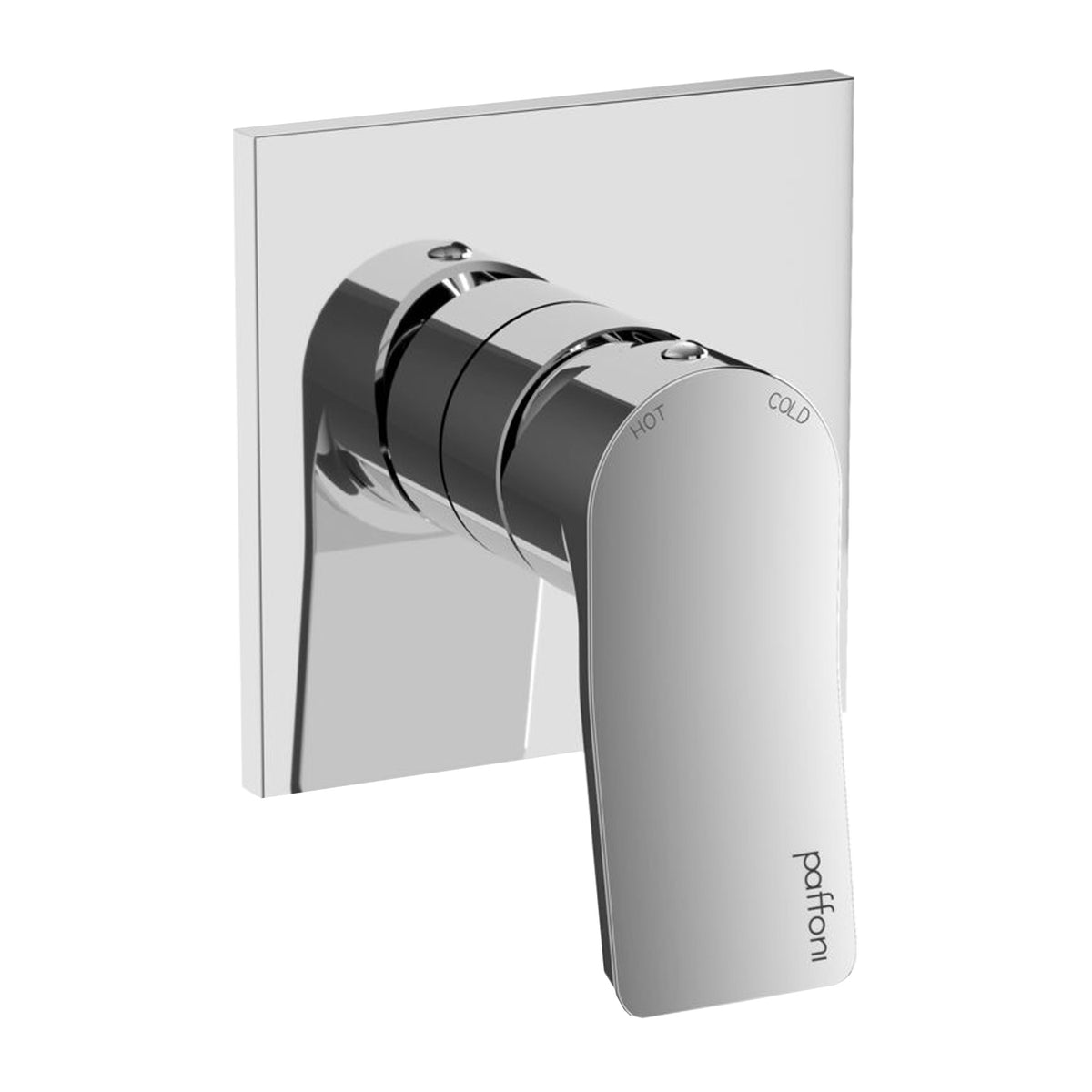 Built-in shower mixer with one outlet model Tilt Paffoni chrome-plated ...