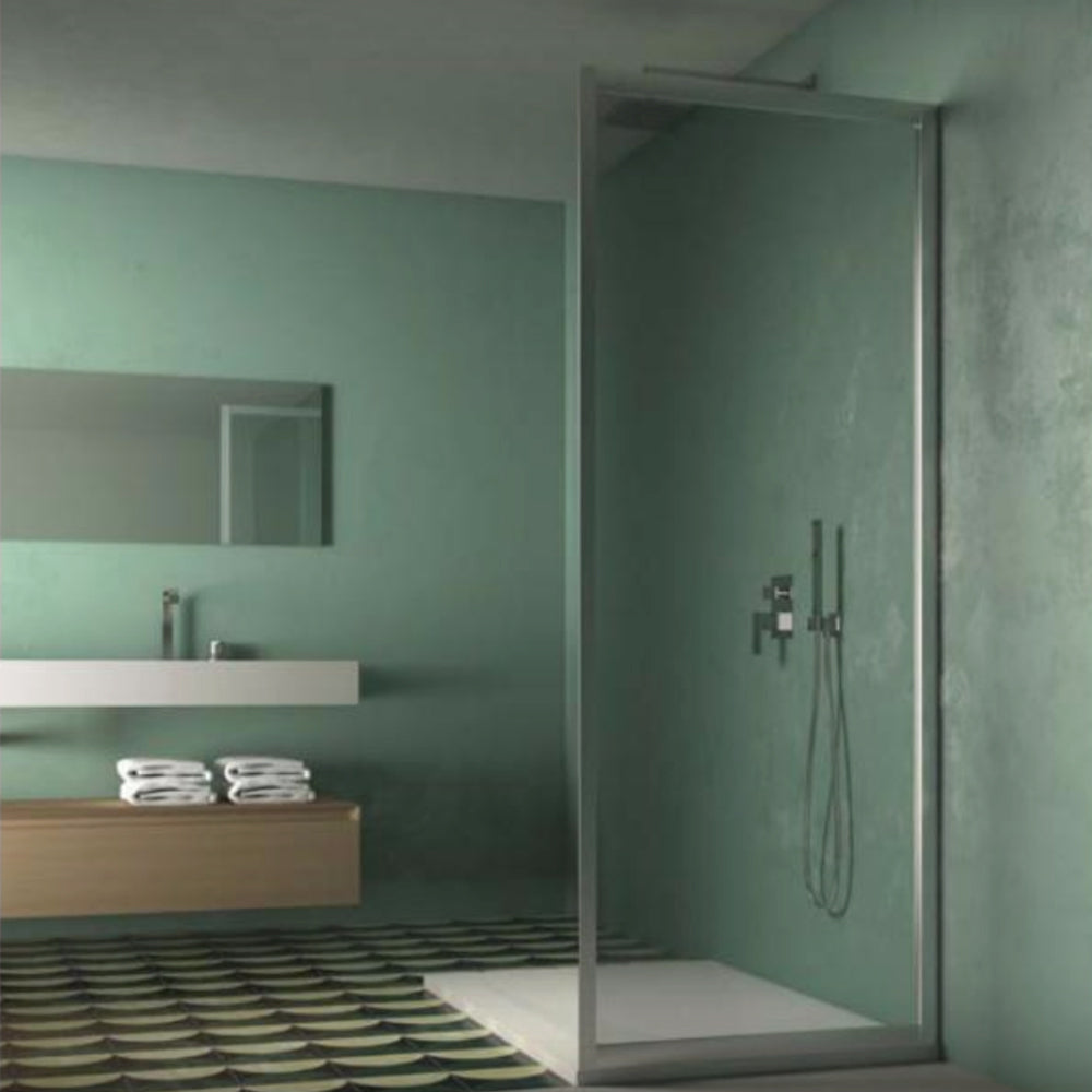 Pannello fisso da cm 70 per box doccia Smart in cristallo temperato trasparente 6 mm by CeramicStore | Lo specialista del tuo bagno