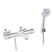 Gruppo vasca esterno termostatico completo di kit doccia con flessibile modello Jane by CeramicStore | Lo specialista del tuo bagno