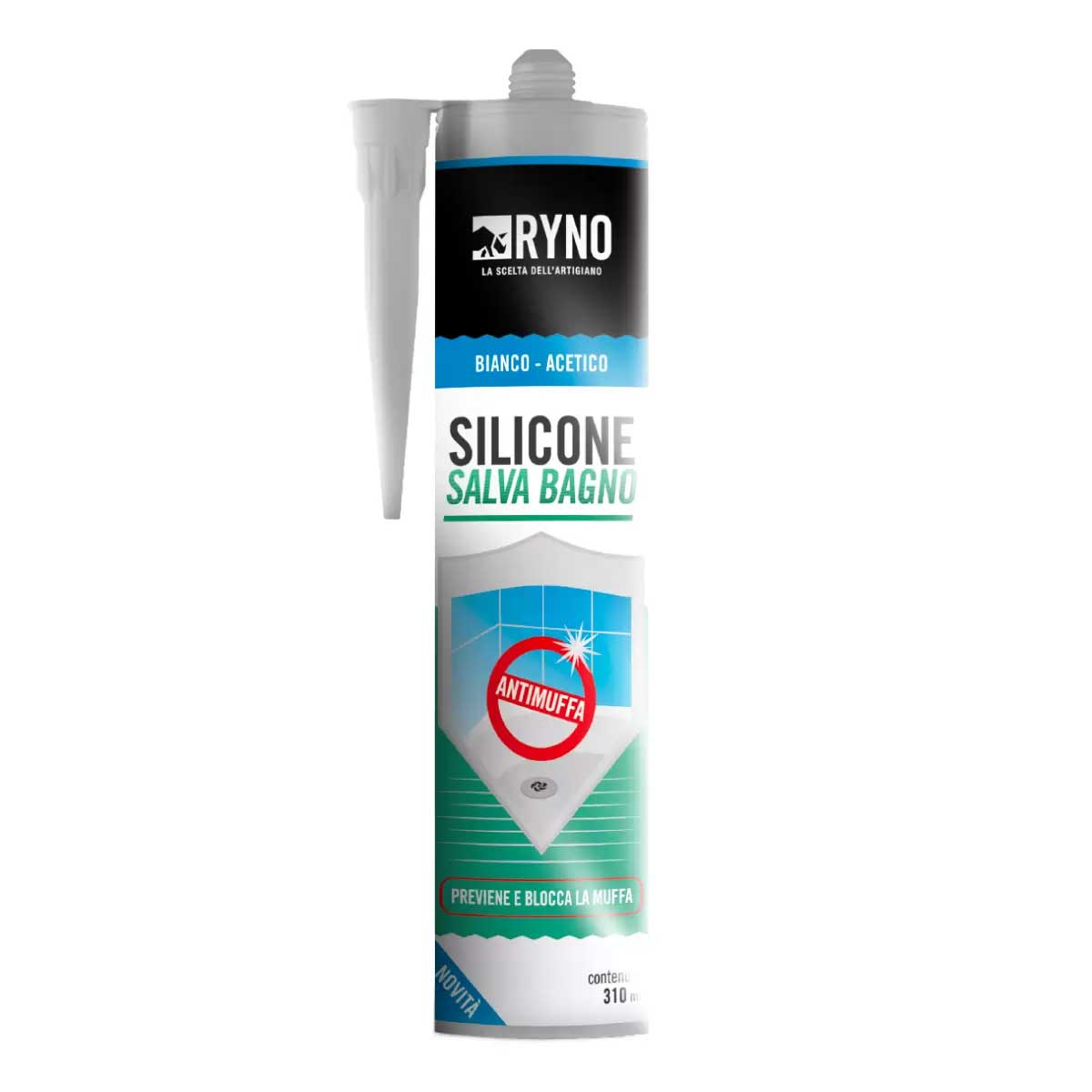 Silicone sigillante specifico per l'installazione di box doccia con funziona antimuffa e adatto per ambienti umidi by CeramicStore | Lo specialista del tuo bagno