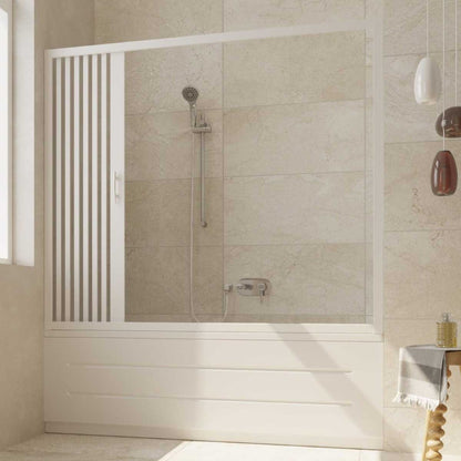 Box doccia sopra vasca per nicchie comprese tra i 140 e i 170 cm realizzato in PVC Rinforzato by CeramicStore | Lo specialista del tuo bagno
