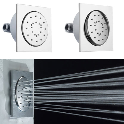 Soffione doccia ABS autopulente e orientabile Bossini Tondo Reg diametro 100 mm by CeramicStore | Lo specialista del tuo bagno