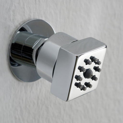 Soffione doccia autopulente ottone cromato Bossini Cubic Gom 34x34 by CeramicStore | Lo specialista del tuo bagno