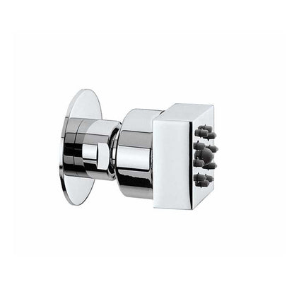 Soffione doccia autopulente ottone cromato Bossini Cubic Gom 34x34 by CeramicStore | Lo specialista del tuo bagno