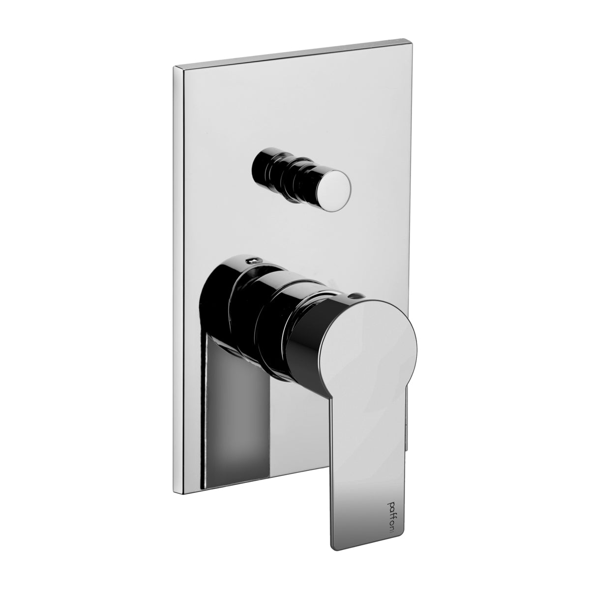 Miscelatore incasso doccia 2 uscite Paffoni Tango deviatore a pulsante e piastra 120x190 mm by CeramicStore | Lo specialista del tuo bagno