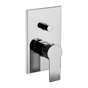 Miscelatore incasso doccia 2 uscite Paffoni Tango deviatore a pulsante e piastra 120x190 mm by CeramicStore | Lo specialista del tuo bagno