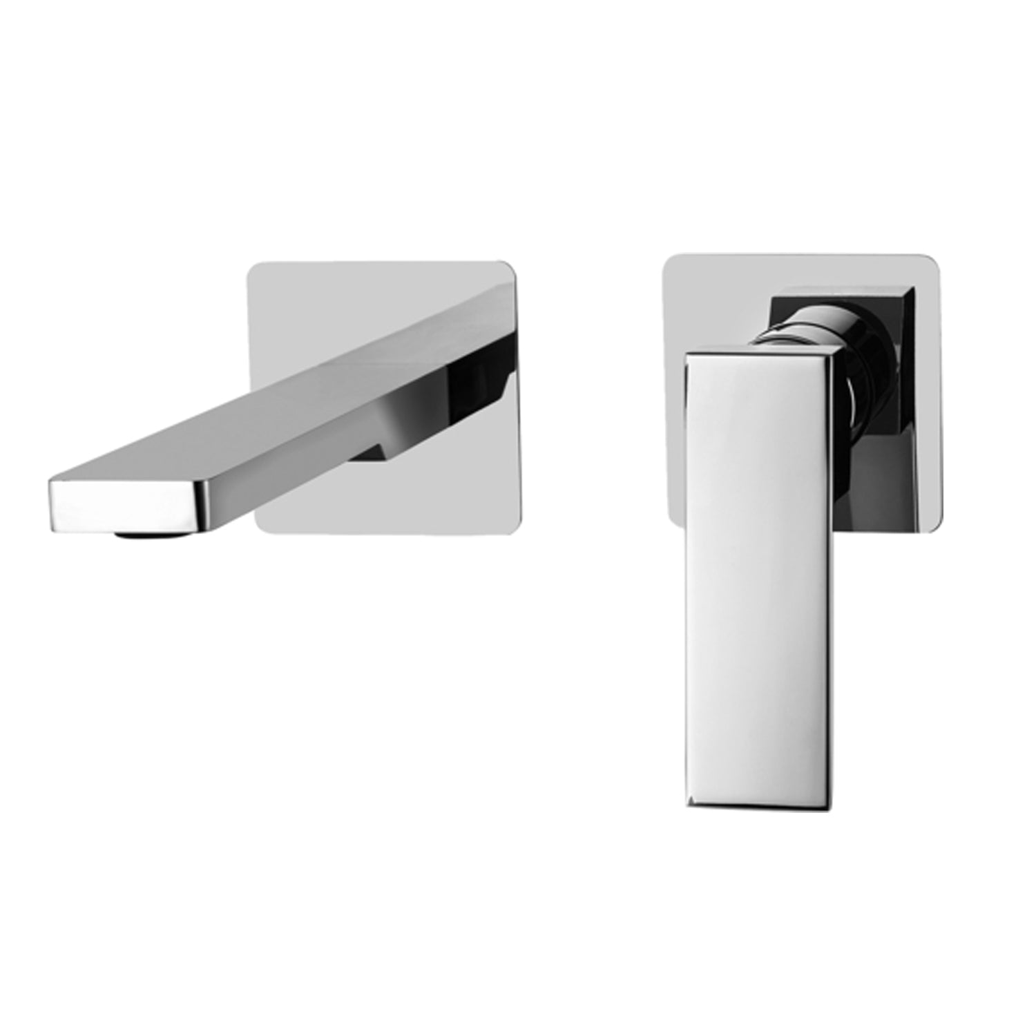 Miscelatore incasso lavabo Paffoni Elle con bocca, aeratore M24x1 - l.240 mm e piastre in acciaio by CeramicStore | Lo specialista del tuo bagno