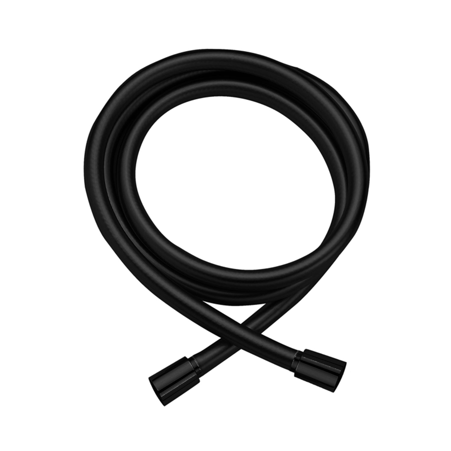 Flessibile Paffoni pvc nero opaco 1/2''GX1/2''G con doppia calotta conica, una girevole by CeramicStore | Lo specialista del tuo bagno