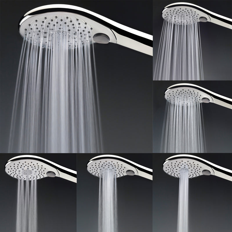 Doccia abs cromato 6 getti Bossini Syncronia diametro 120 mm by CeramicStore | Lo specialista del tuo bagno