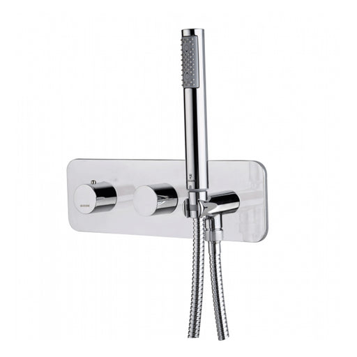 Kit miscelatore termostatico 2 vie di Bossini con deviatore, doccia Zen e flessibile by CeramicStore | Lo specialista del tuo bagno