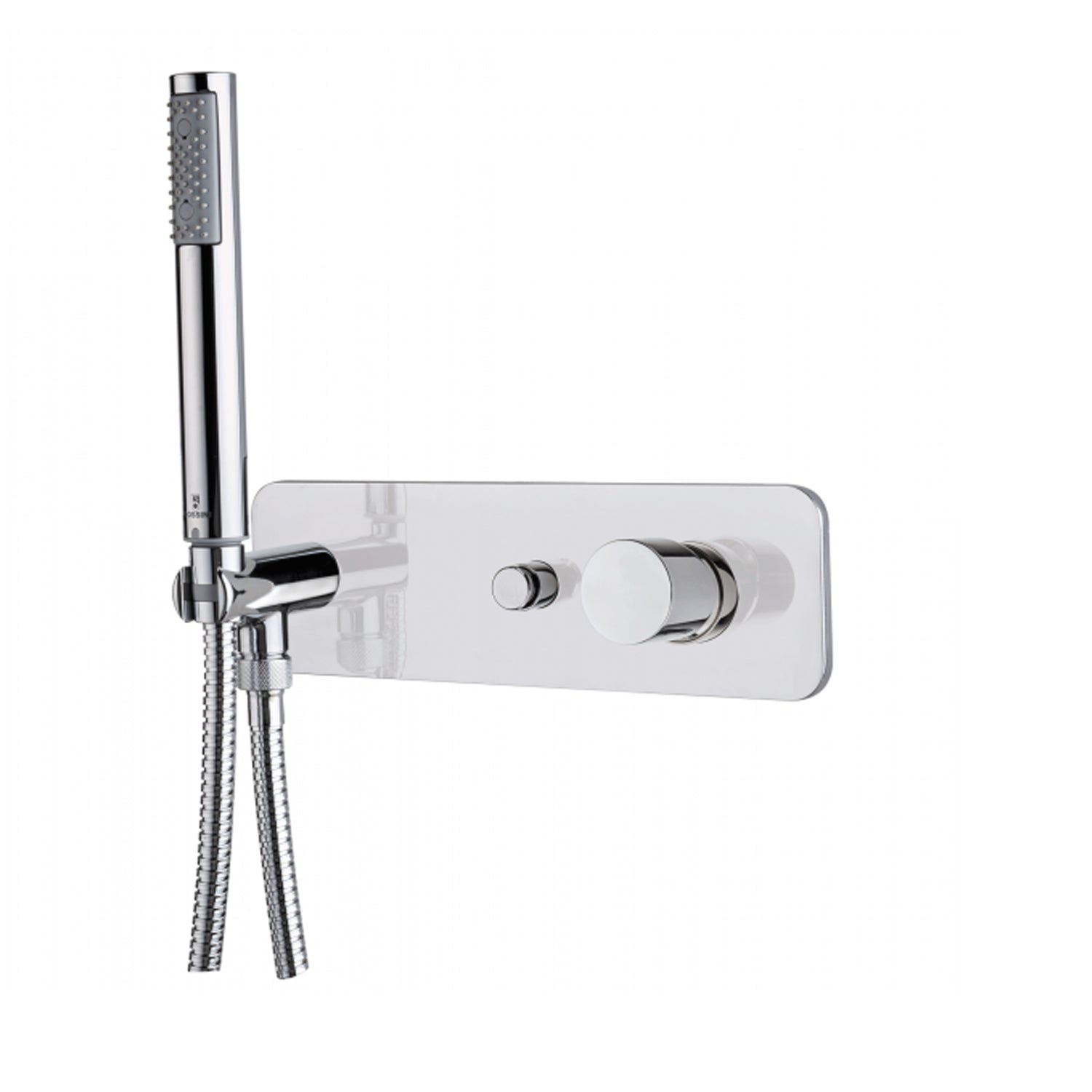 Kit miscelatore monocomando 2 vie di Bossini con deviatore, doccia Zen e flessibile by CeramicStore | Lo specialista del tuo bagno