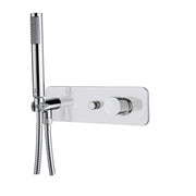 Kit miscelatore monocomando 2 vie di Bossini con deviatore, doccia Zen e flessibile by CeramicStore | Lo specialista del tuo bagno