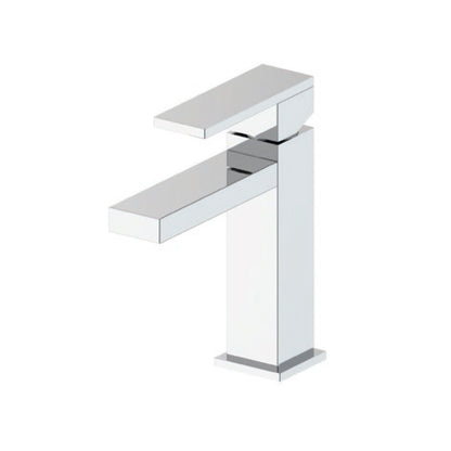 Miscelatore lavabo monocomando RubiFlux Square con piletta di scarico click-clack by CeramicStore | Lo specialista del tuo bagno
