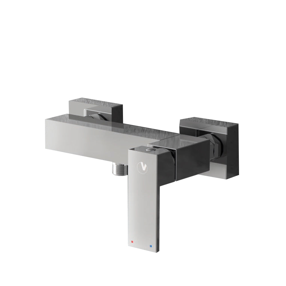 Miscelatore doccia esterno Square ottone cromo senza set doccia by CeramicStore | Lo specialista del tuo bagno