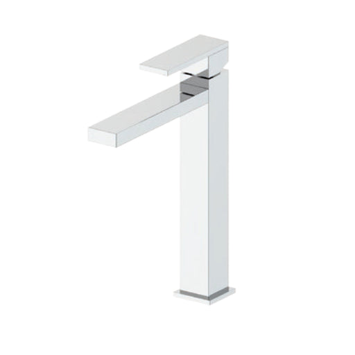 Miscelatore monocomando lavabo alto Square con piletta di scarico click-clack by CeramicStore | Lo specialista del tuo bagno