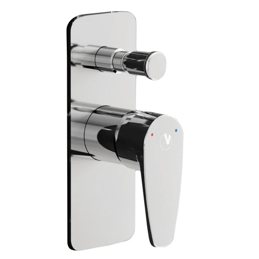 Miscelatore doccia incasso Orion con deviatore 2 vie ottone cromato con placca Slim by CeramicStore | Lo specialista del tuo bagno