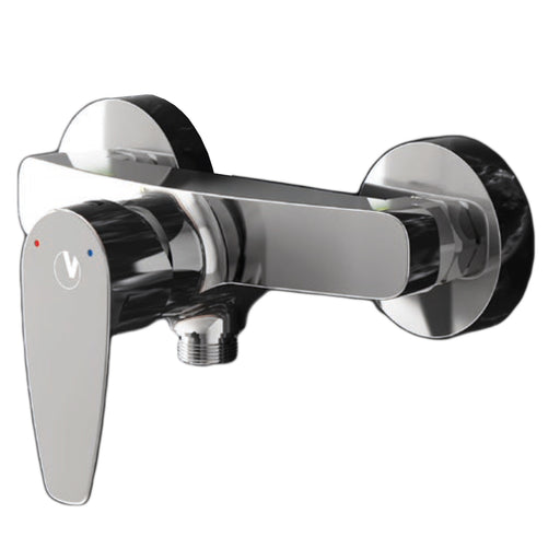 Miscelatore doccia esterno Orion ottone cromo con rosoni ed eccentrici by CeramicStore | Lo specialista del tuo bagno